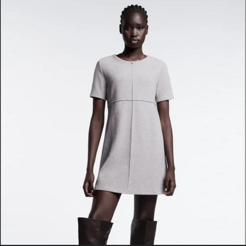 ZARA Girls Grey knit dress 11-12Y (152cm)
